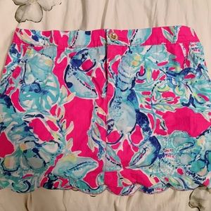 Lilly Pulitzer scalloped bottom skirt